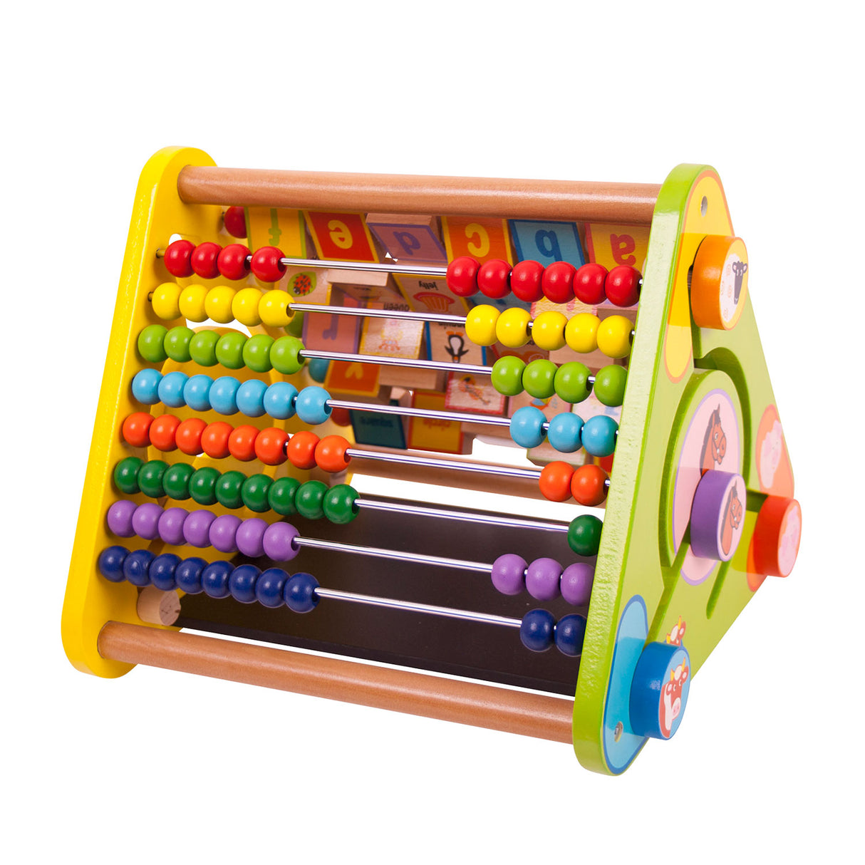Boulier jouet Bigjigs avec lettres et tableau - jouets verts