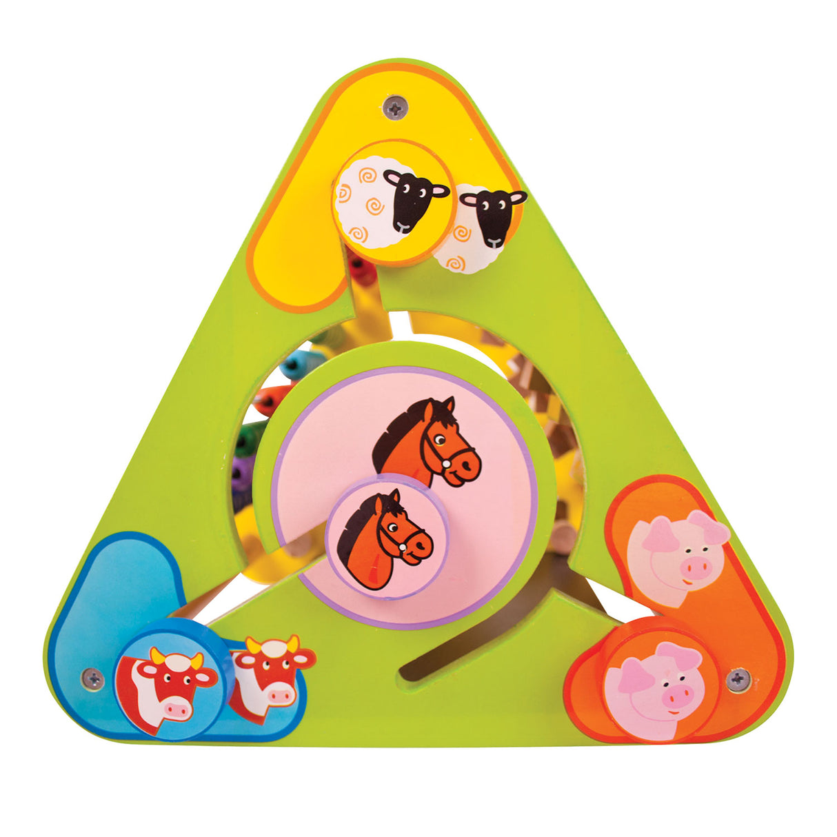 Boulier jouet Bigjigs avec lettres et tableau - jouets verts