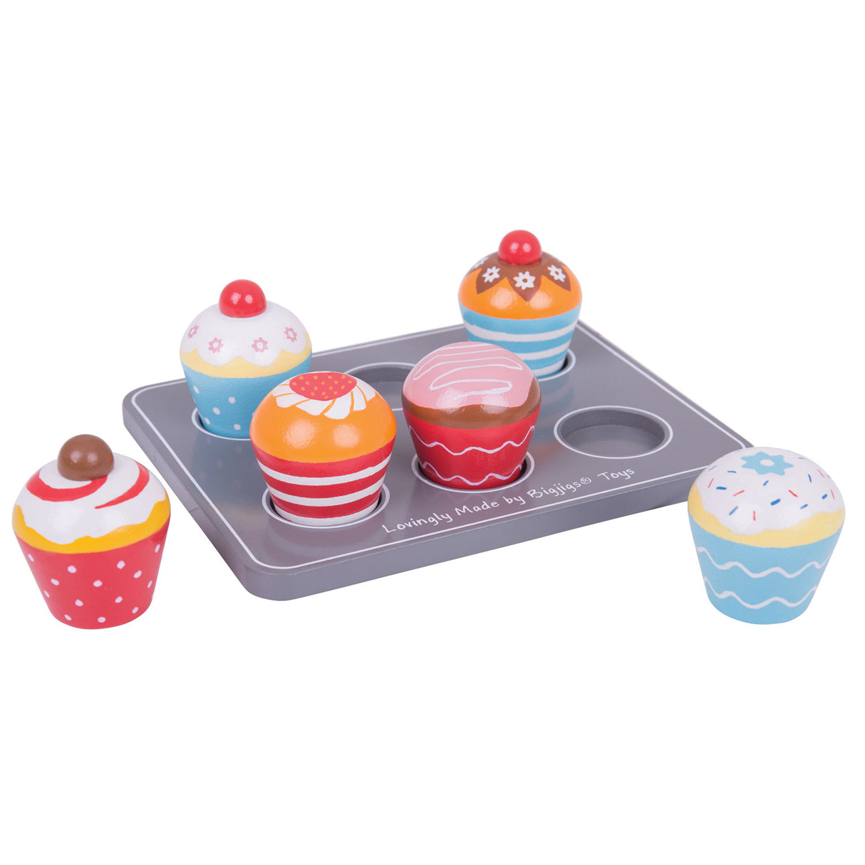 Ensemble à muffins en bois Bigjigs