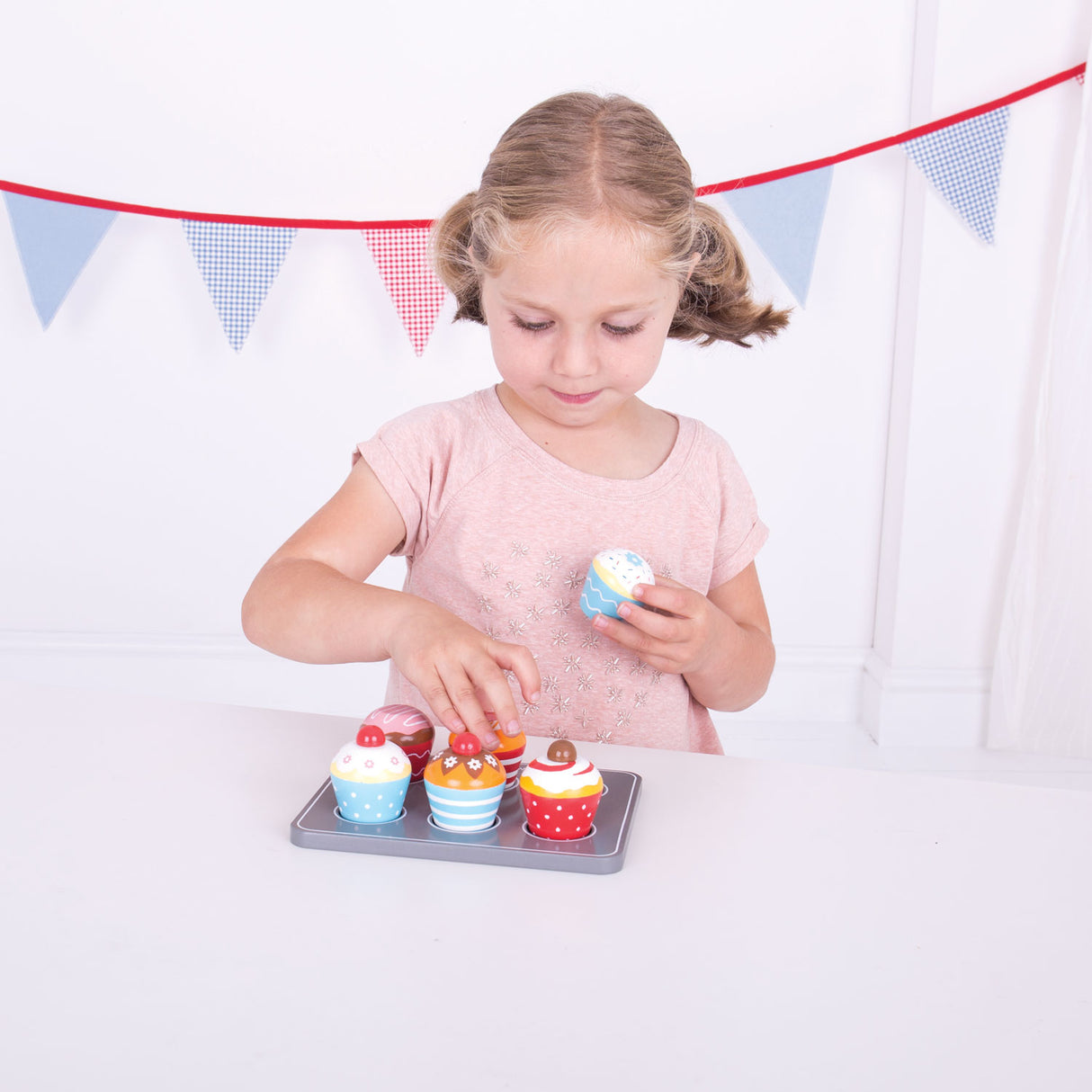 Ensemble à muffins en bois Bigjigs