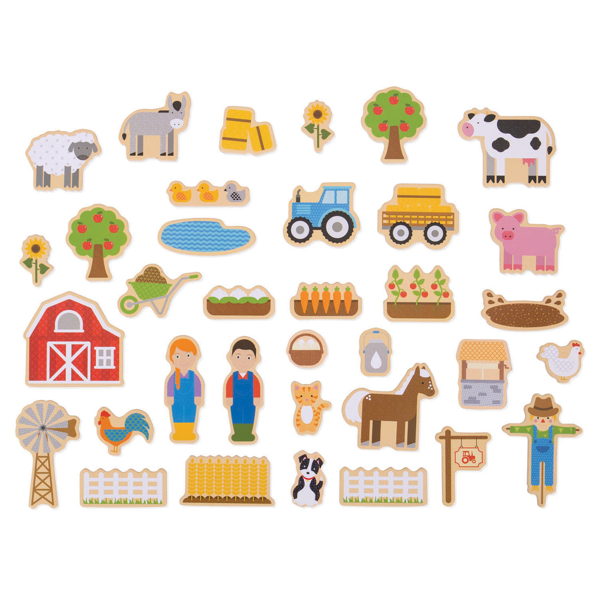 Aimants de ferme Bigjigs