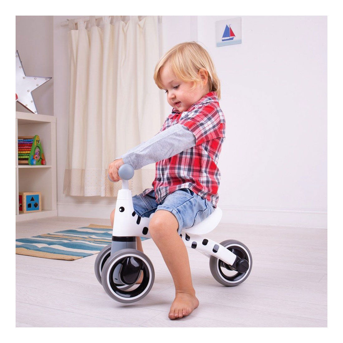 Bigjigs diditrike équilibre vélo zèbre