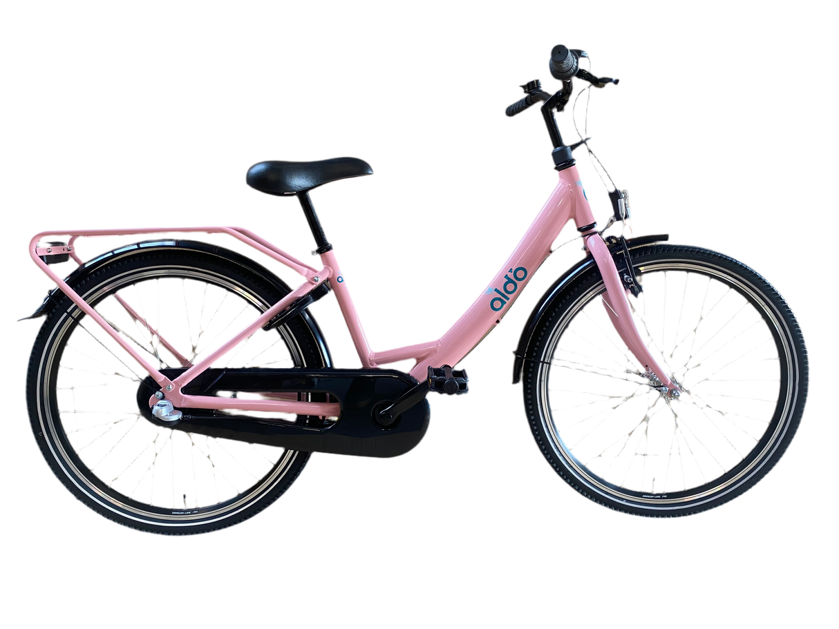 Aldo 24 pouces vélo carino aluminium 3v rose