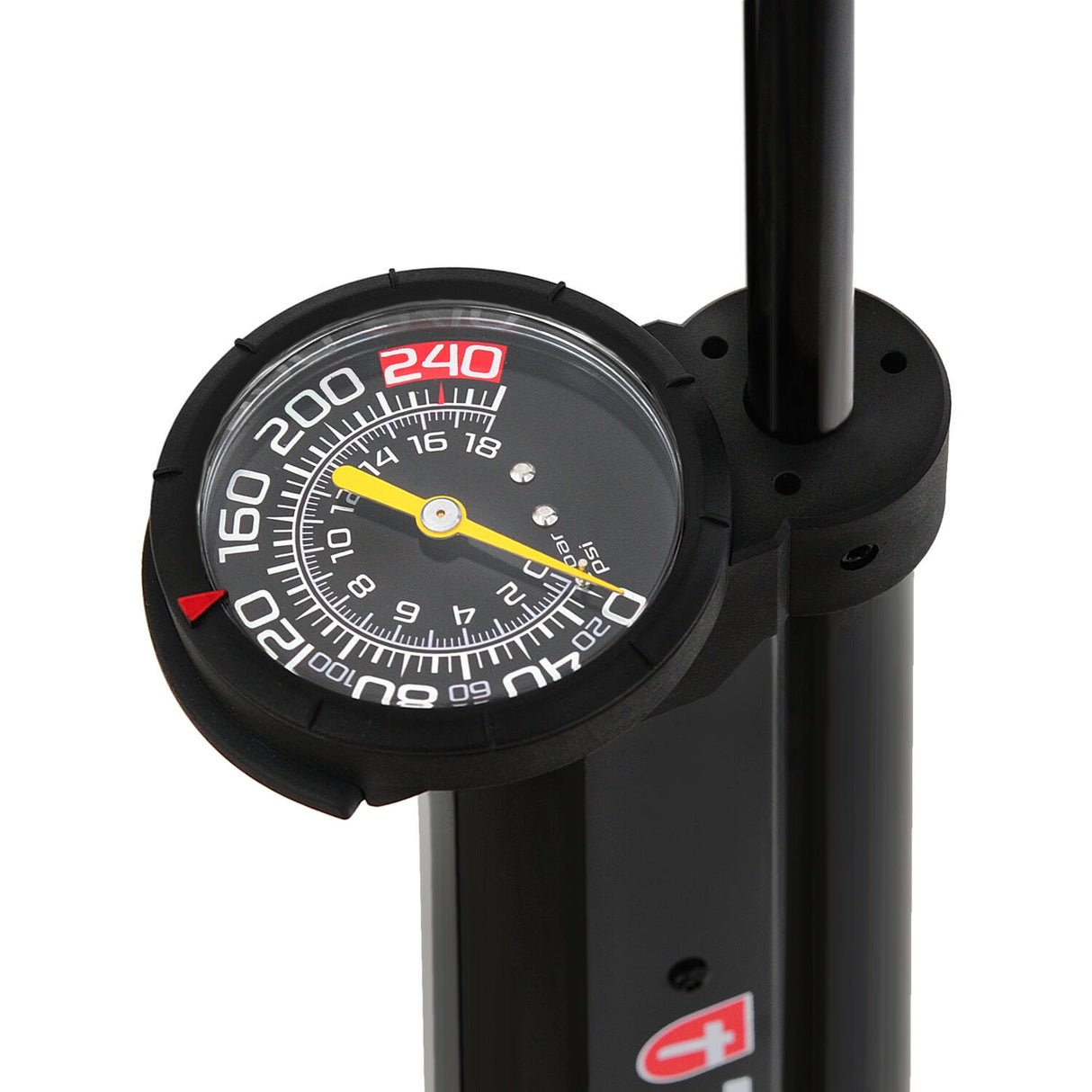 Trivio - pompe à vélo super cell haute pression tubeless 18bar aluminium
