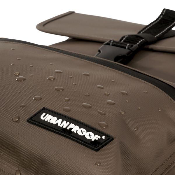 Urbanproof sac de vélo cargo up recycle 20l marron