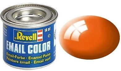 Peinture Revell pour maquette numéro 30 orange brillant