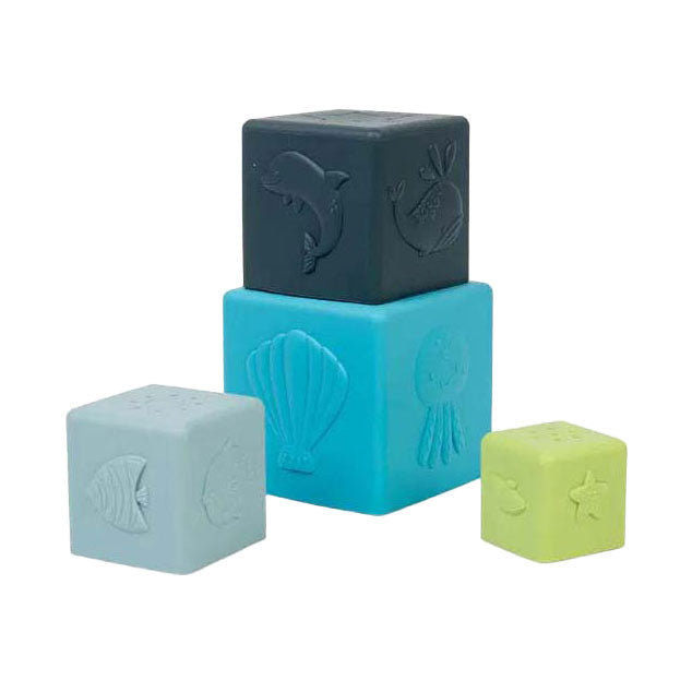 Blocs d'empilage Bigjigs, 4 pcs.
