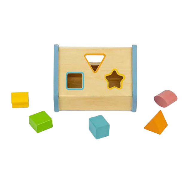 Maison de tri de formes Bigjigs, 5 pièces.