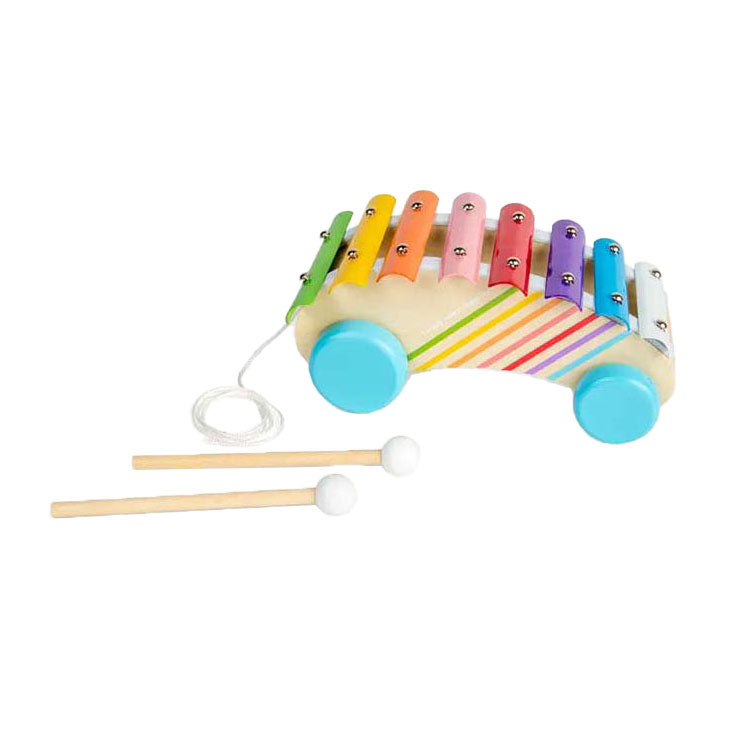 Xylophone à tirer en bois Bigjigs