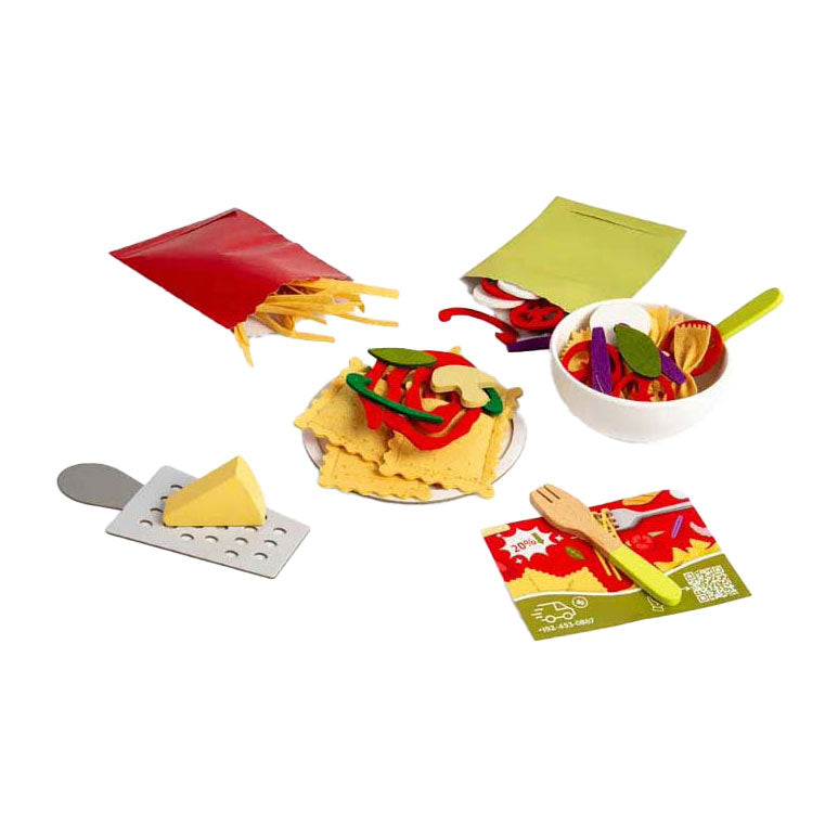 Ensemble de pâtes Bigjigs pour deux jeux, 64 pièces.