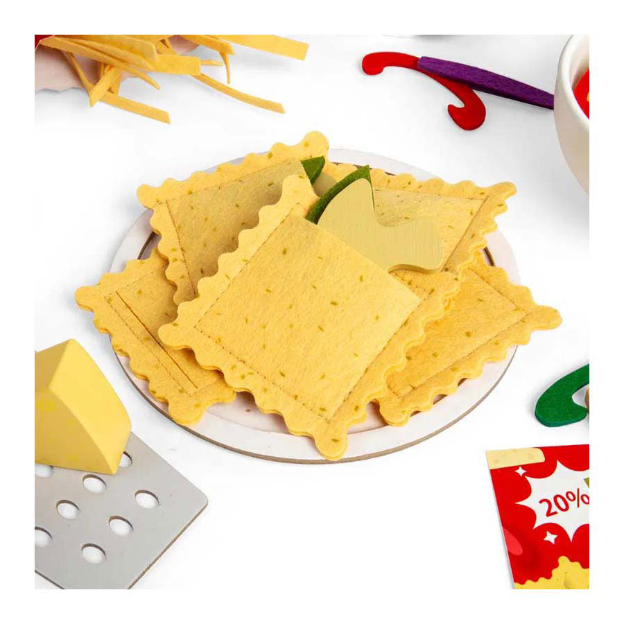 Ensemble de pâtes Bigjigs pour deux jeux, 64 pièces.