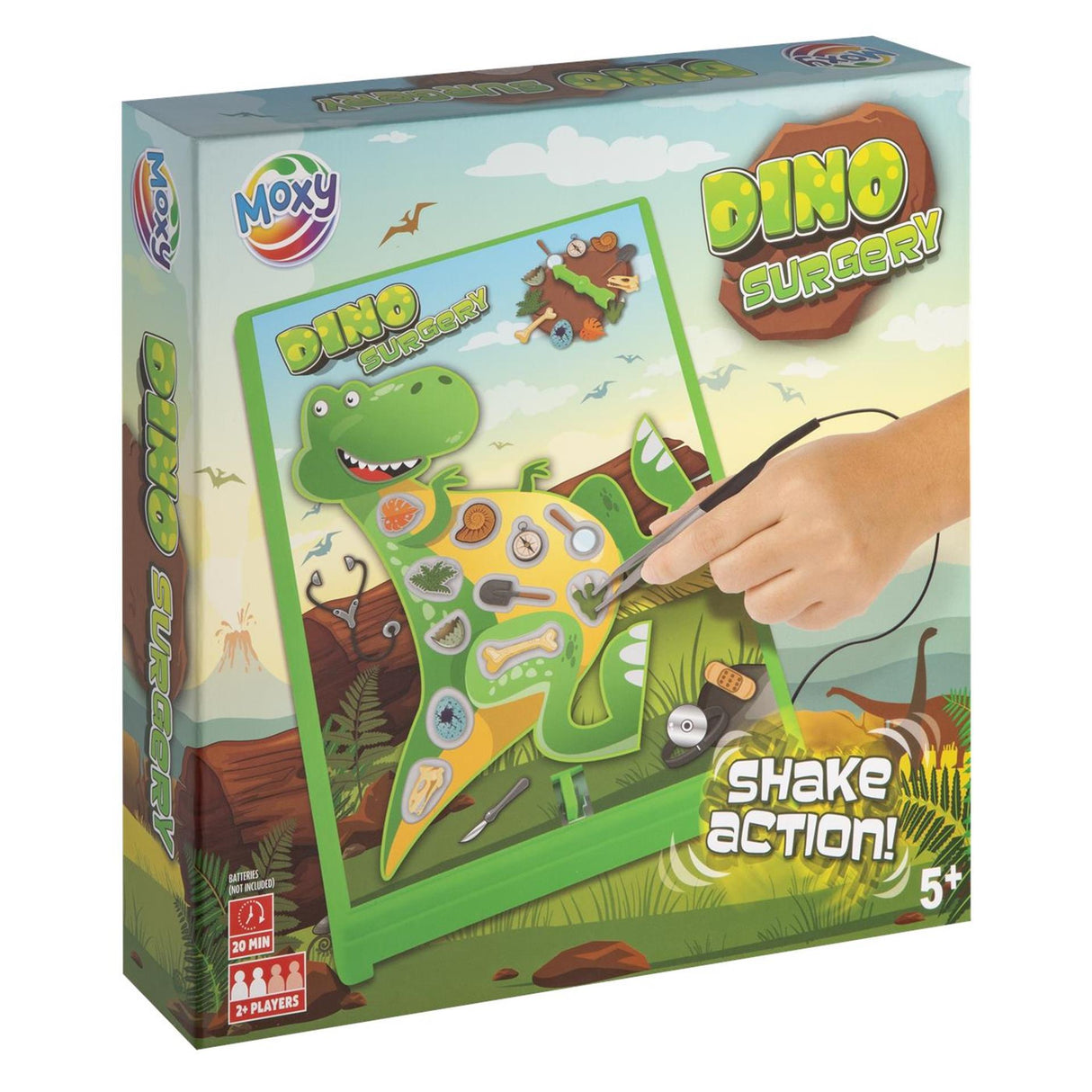 Jeu d'adresse d'opération de dinosaure de groupe d'artisanat créatif