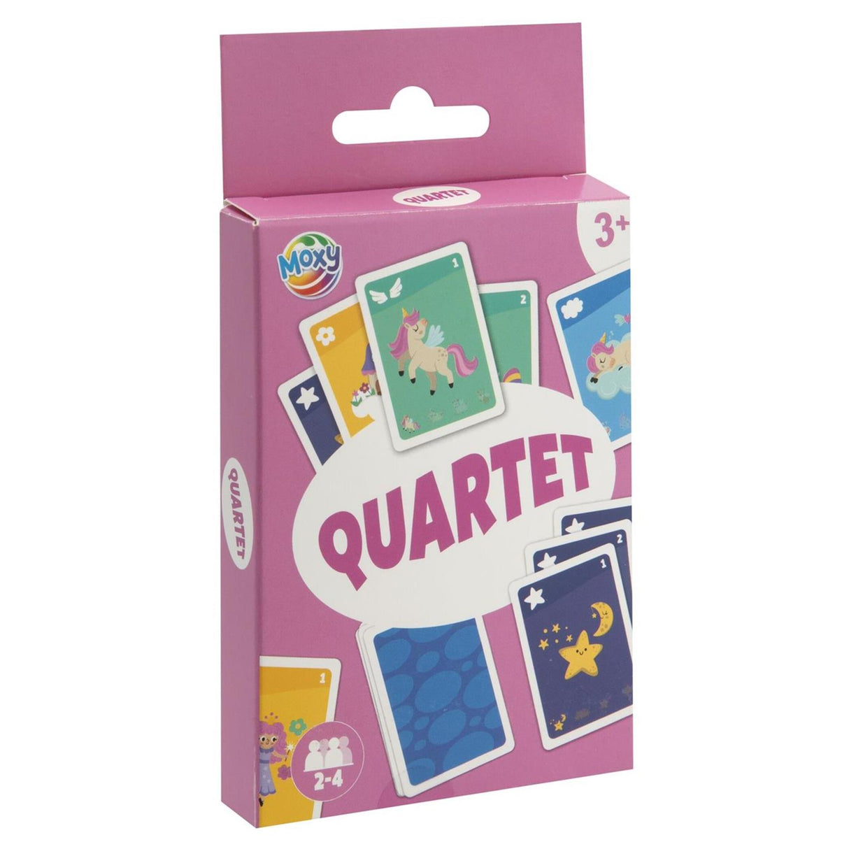 Jeu de cartes de la famille Moxy 3+