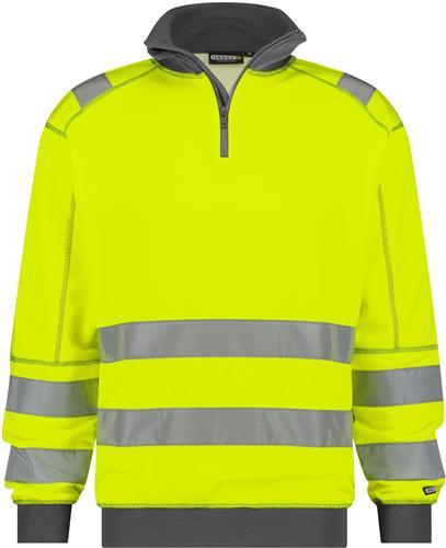 Dassy pull haute visibilité Denver jaune gris s