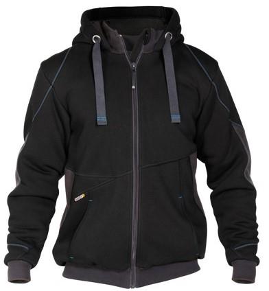 Veste sweat Dassy pulse bleu nuit anthracite 2xl