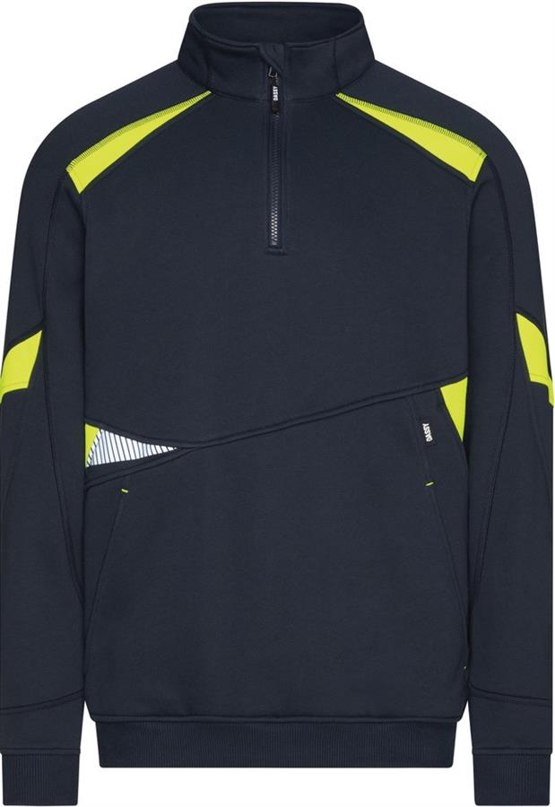Pull Dassy aratu bleu nuit jaune fluo xxl