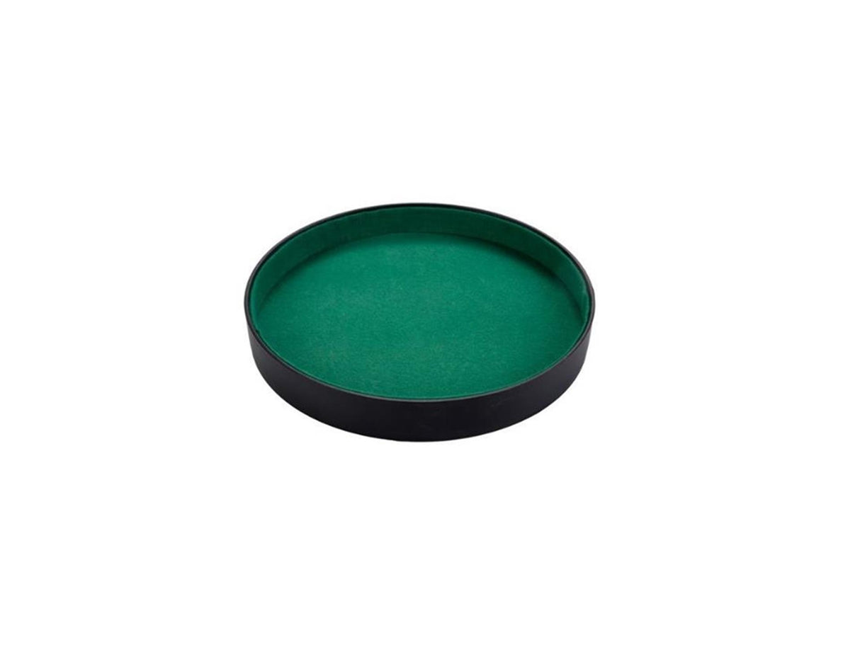 Piste de poker Longfield 26cm cuir artificiel noir