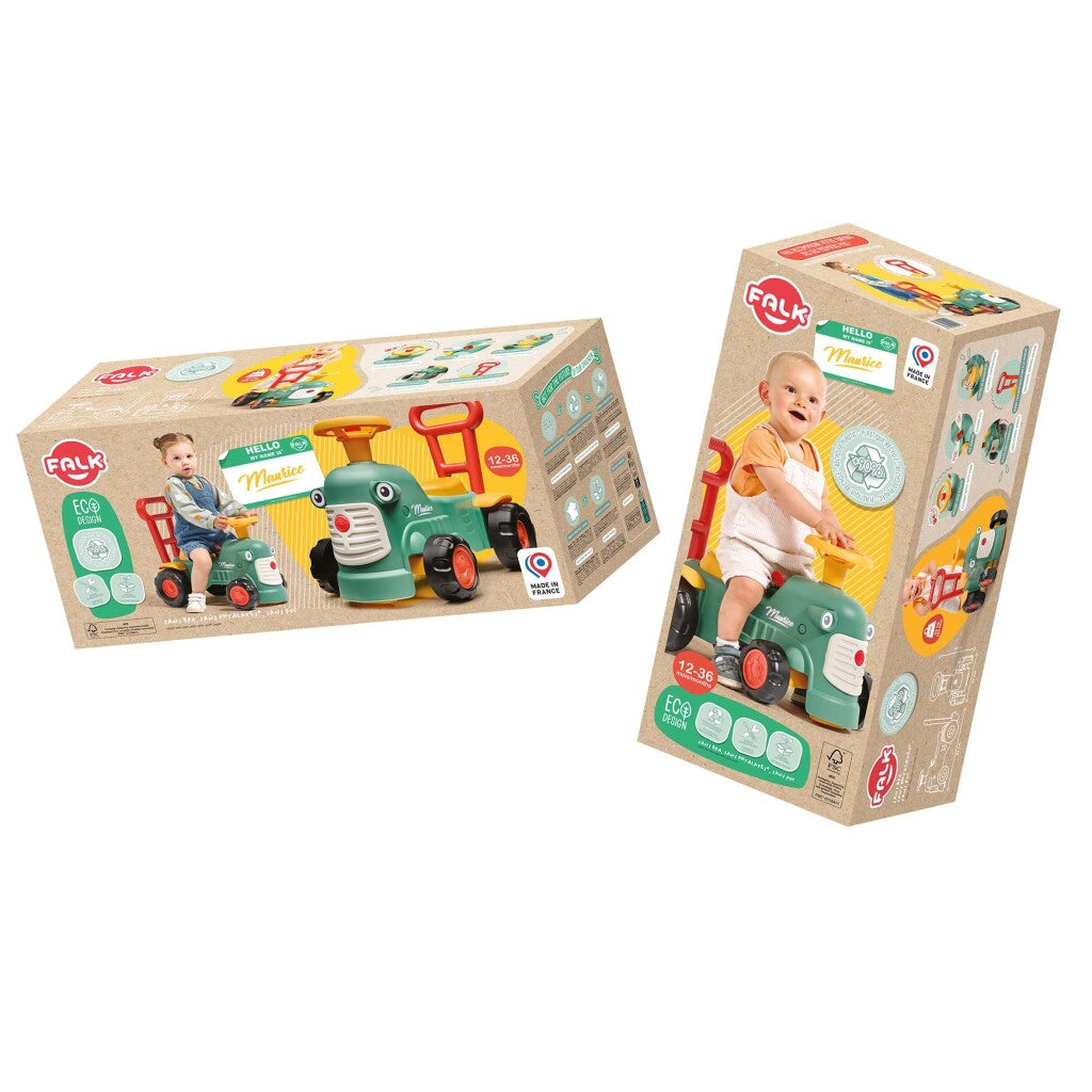 Falk Maurice set de tracteurs ambulants vert jaune