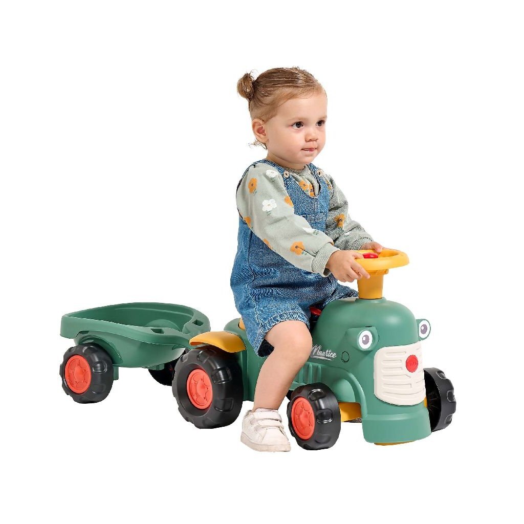 Falk Maurice set de tracteurs ambulants vert jaune