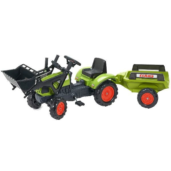 Tracteur Falk Claas Arion 410 + remorque + chargeur 2-5 ans