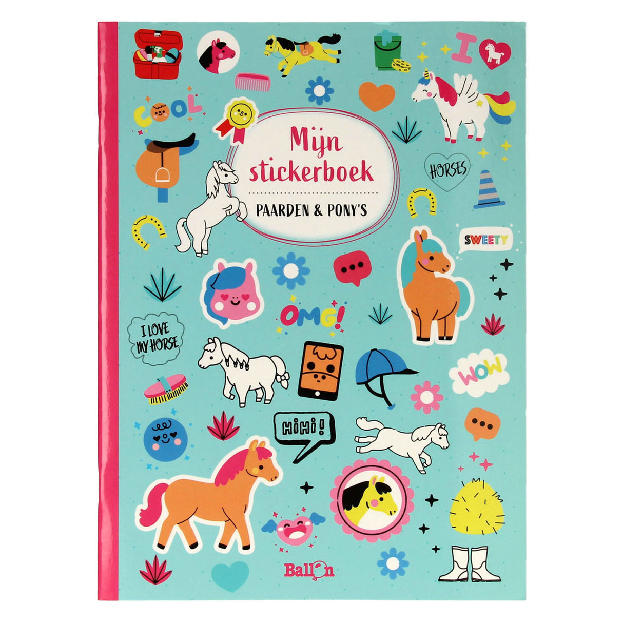 Éditeur standard mon carnet d'autocollants et d'activités - chevaux et poneys