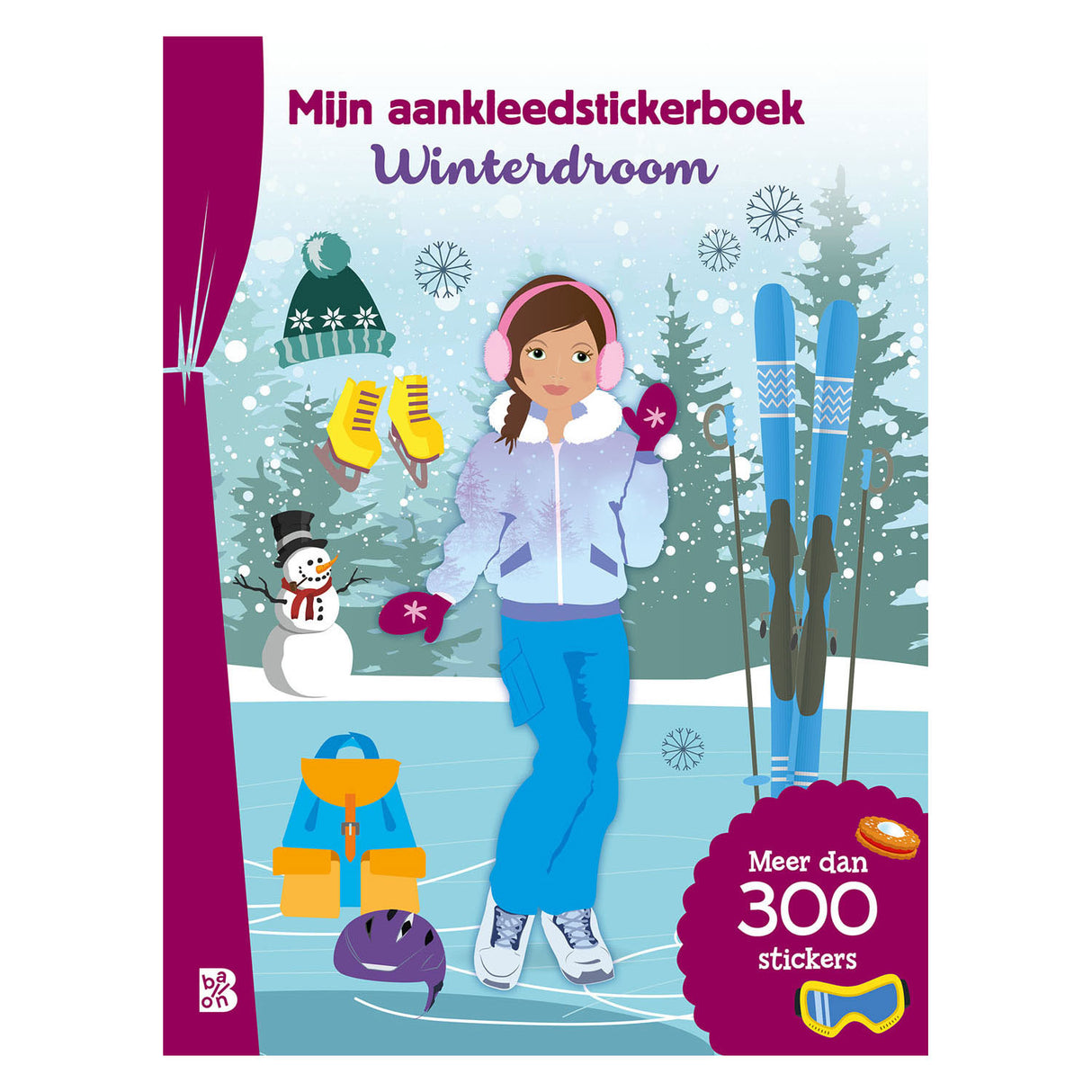 Éditeur standard mon livre d'autocollants d'habillage - rêve d'hiver