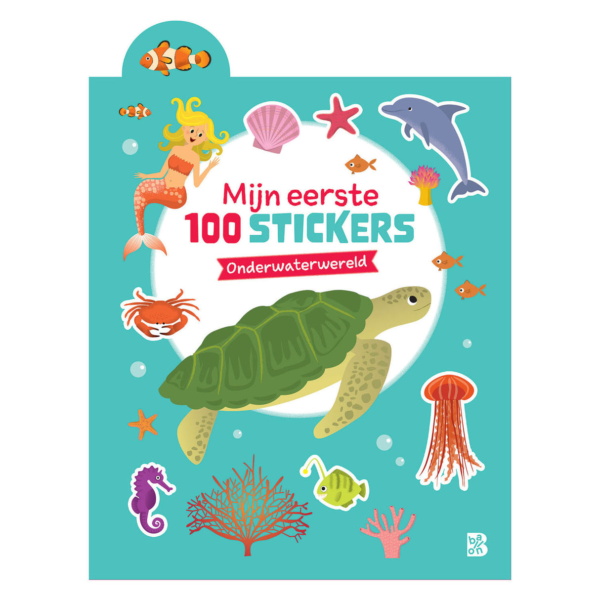 Ballon mes 100 premiers stickers : monde sous-marin