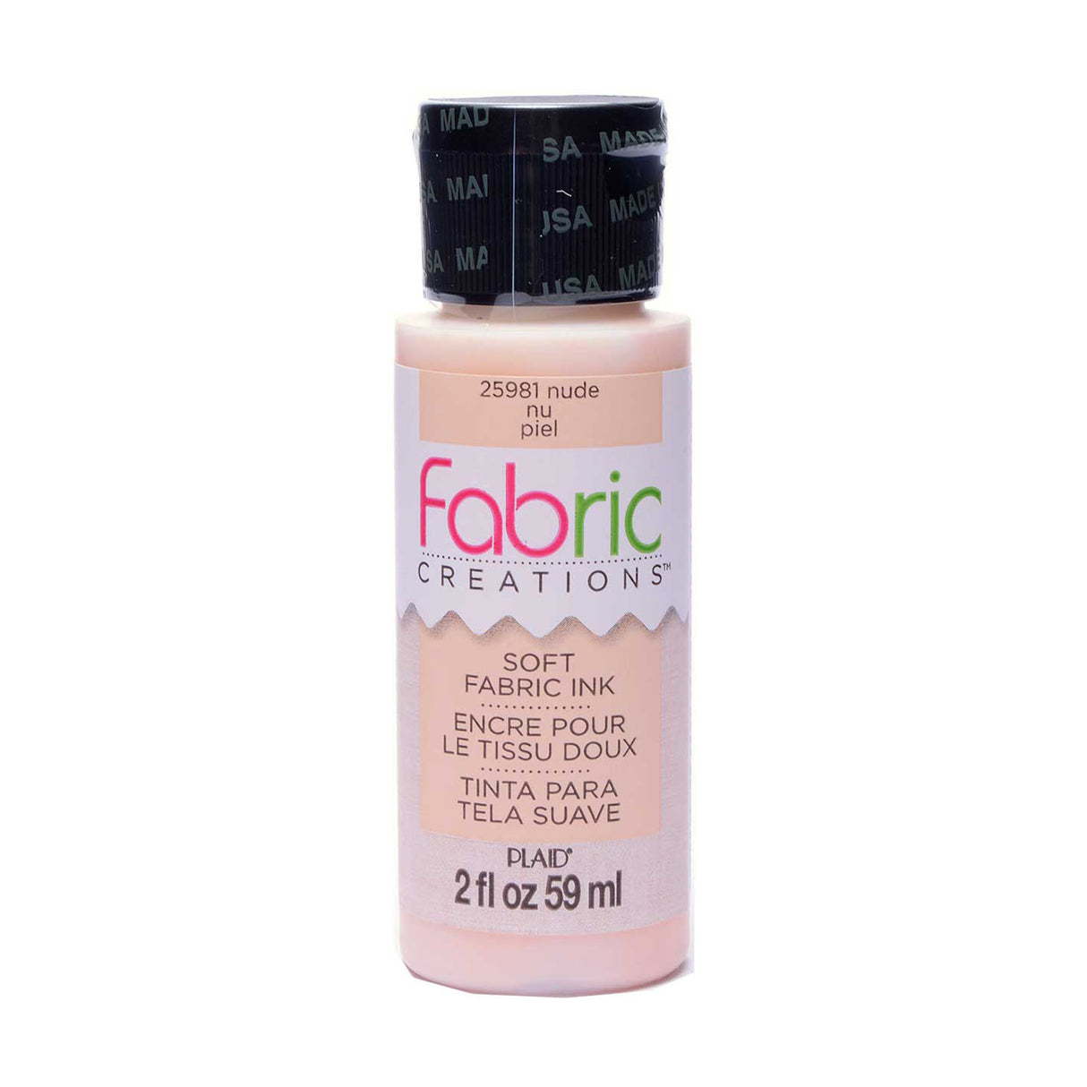 Créations tissus • encre textile douce 59ml pêche pâle