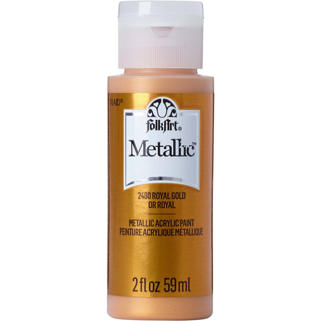 Folkart • peinture acrylique métallisée or royal 59ml