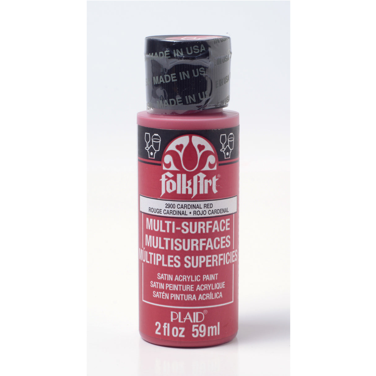 Folkart • rouge cardinal multi-surfaces 59ml