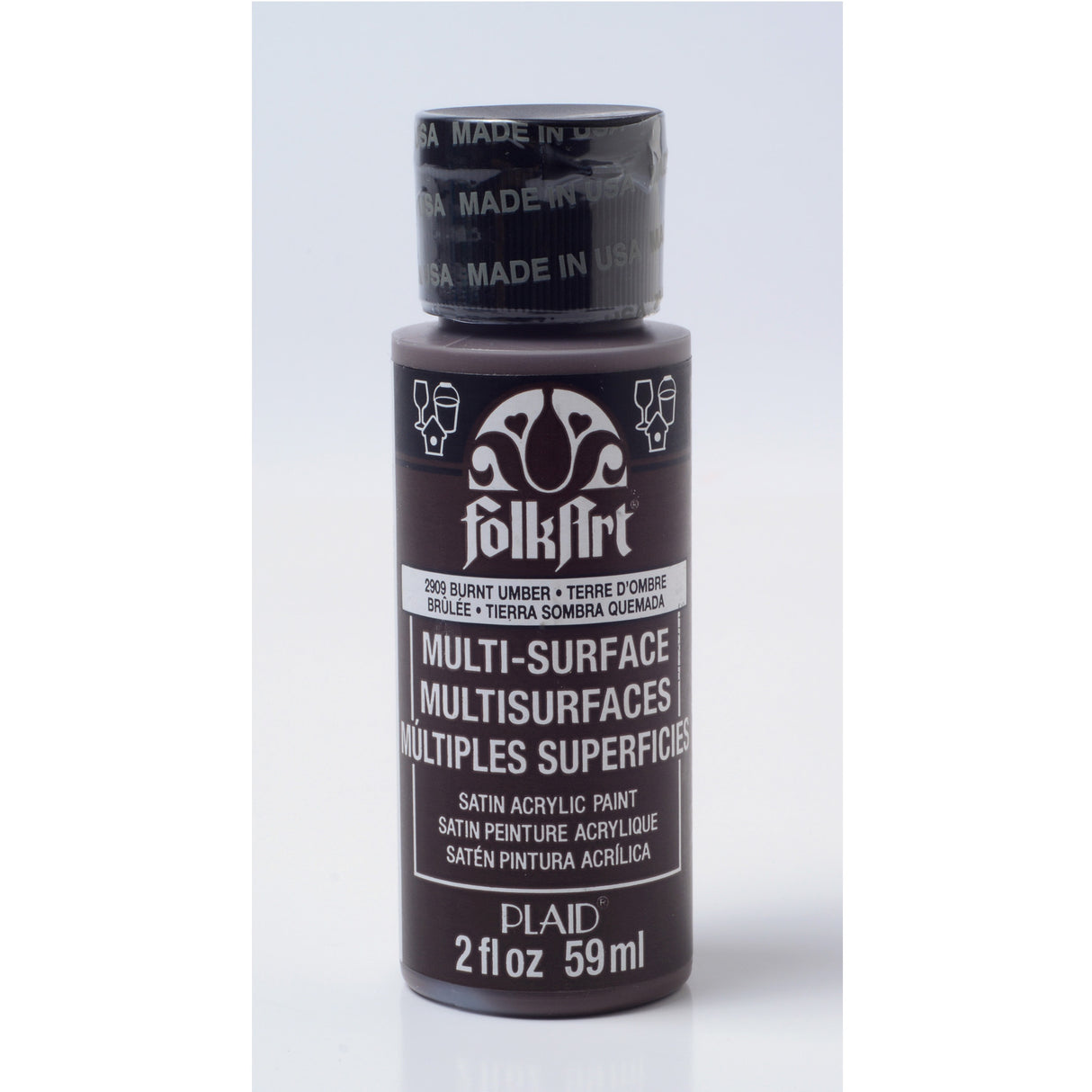 Folkart • Terre d'ombre brûlée multi-surfaces 59 ml