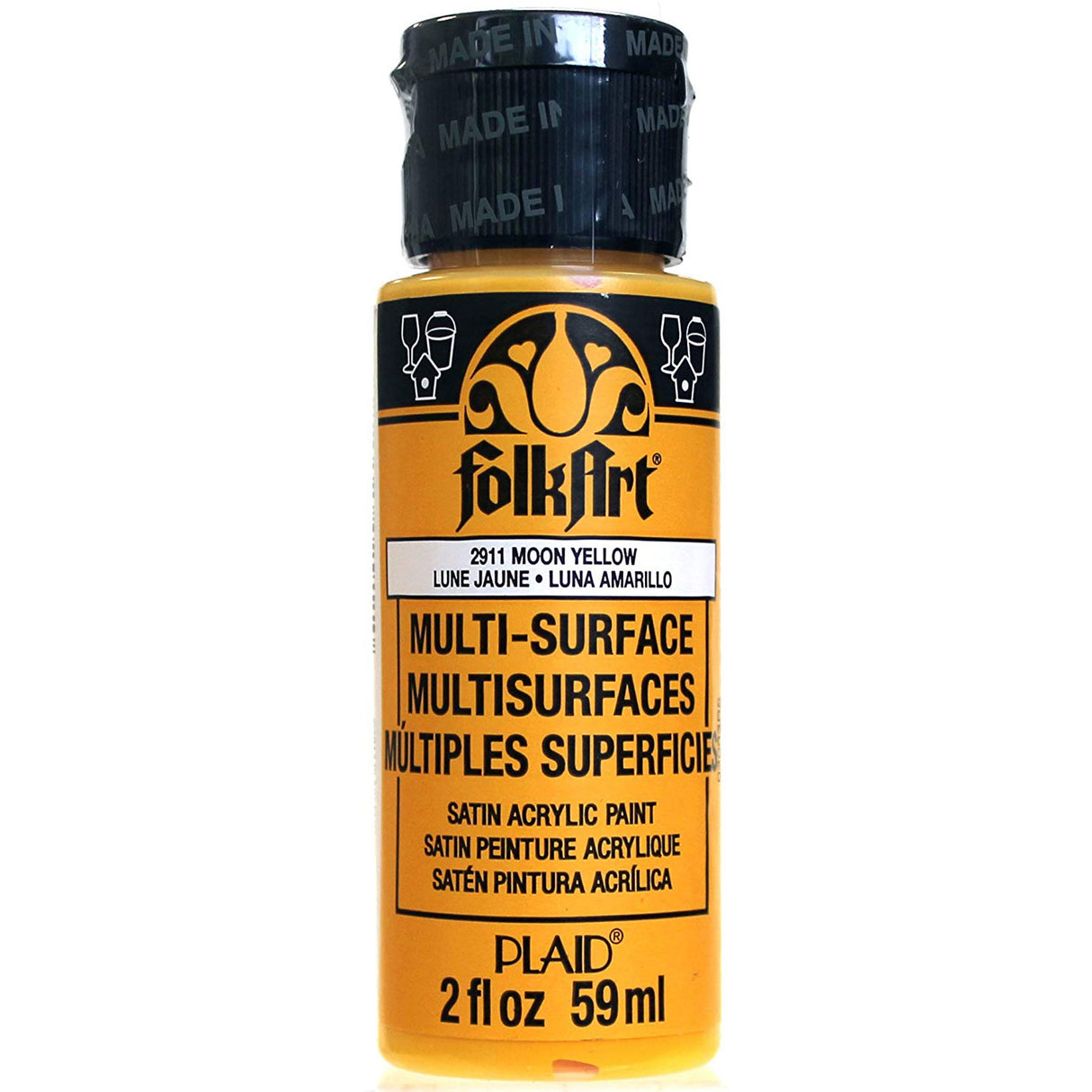 Folkart • multi-surface 59ml jaune lune