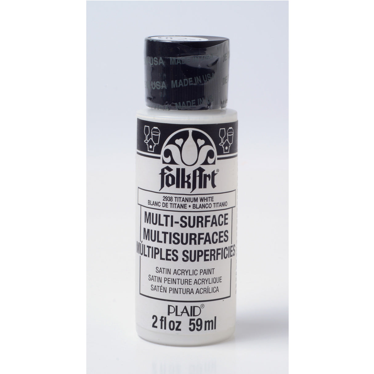 Folkart • blanc de titane multi-surfaces 59ml