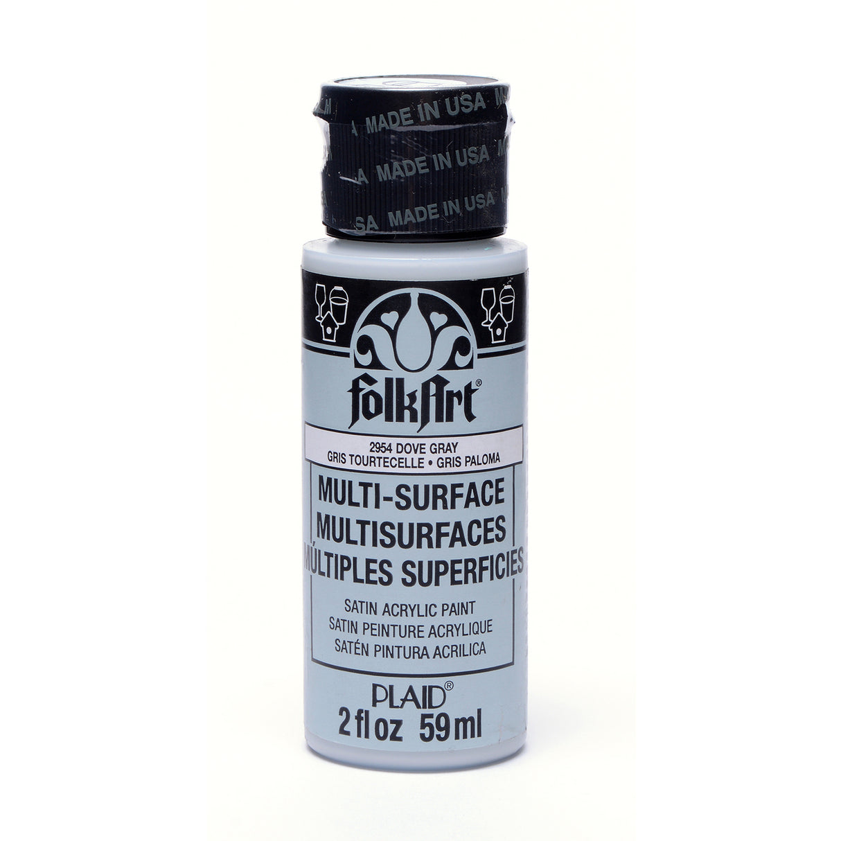Folkart • gris tourterelle multi-surfaces 59ml