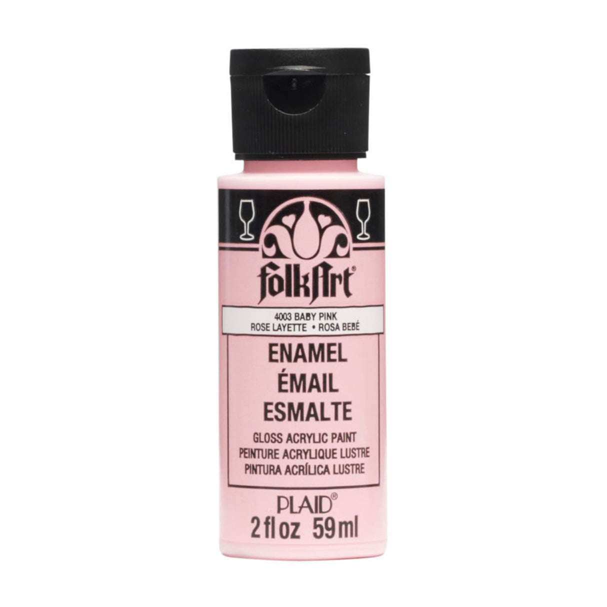Folkart • émail 59ml rose bébé