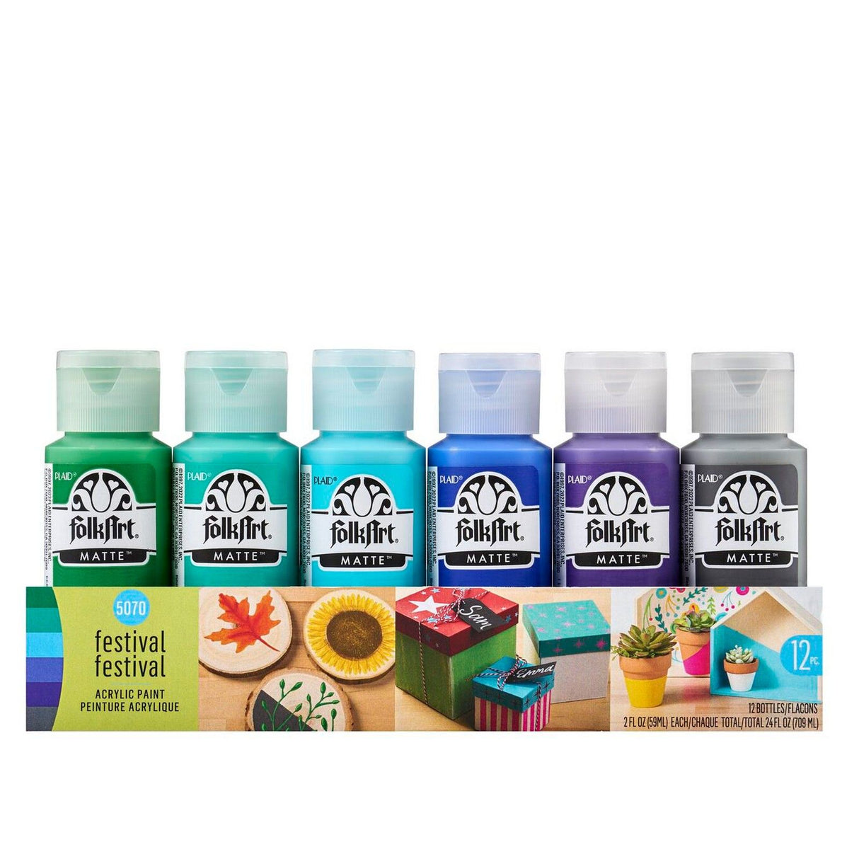 Art populaire • festival de sets de peinture 12x