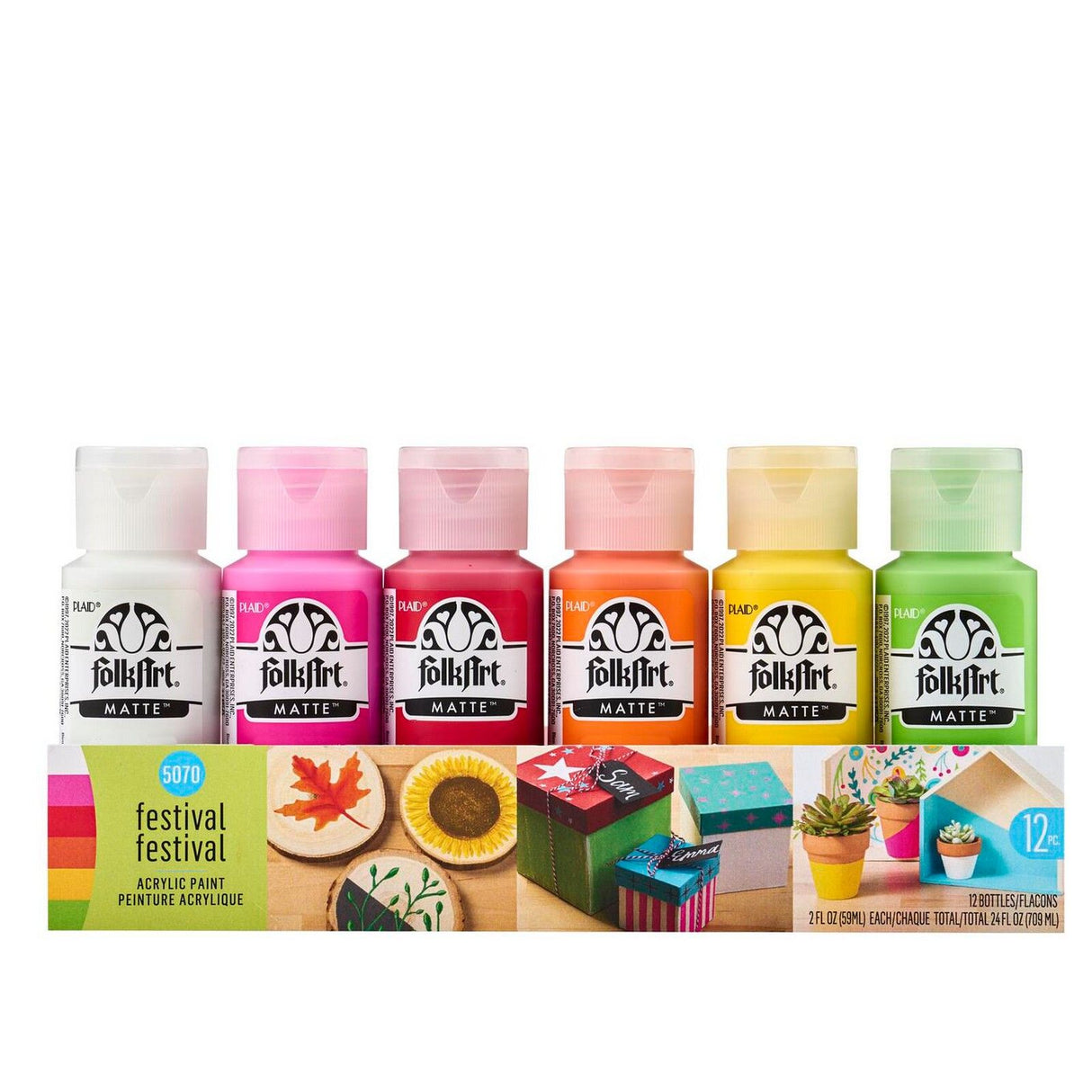 Art populaire • festival de sets de peinture 12x