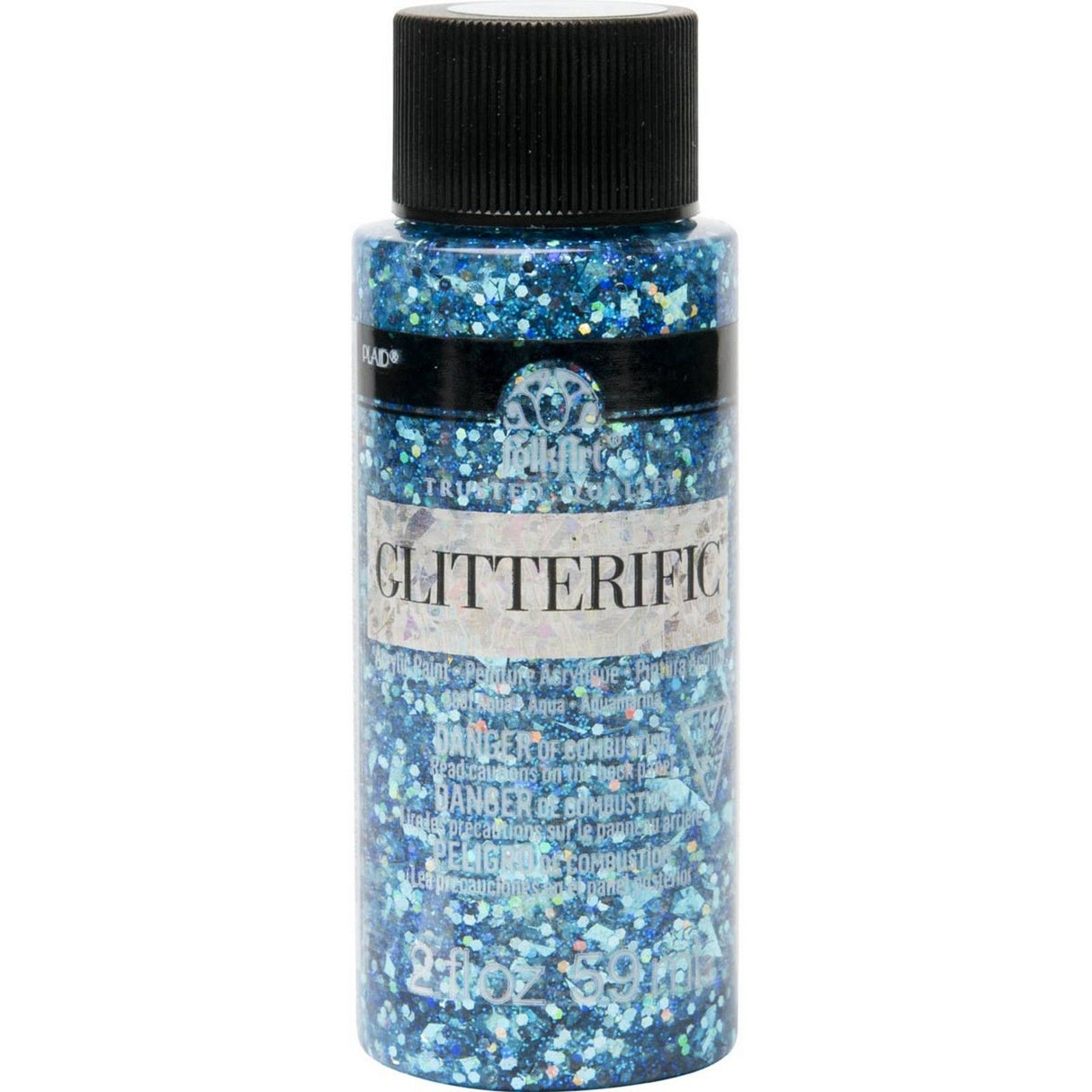 Folkart • couleurs scintillantes aqua 59ml