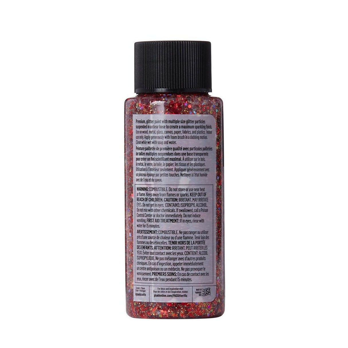 Folkart • couleurs scintillantes rouge 59ml