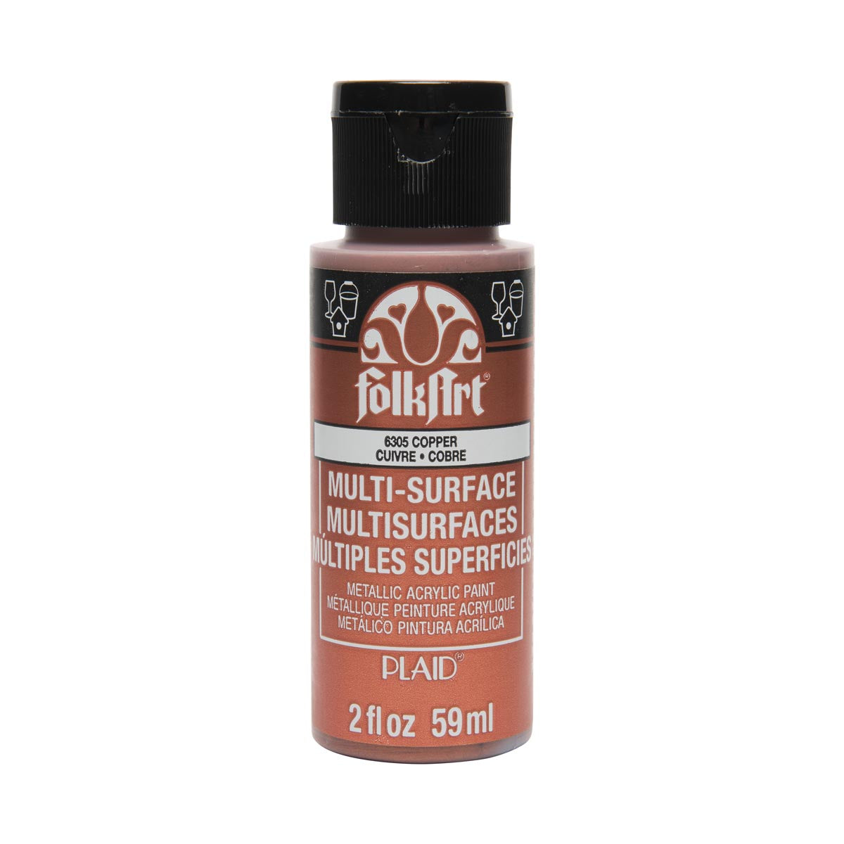 Folkart • cuivre métallique multi-surfaces 59 ml