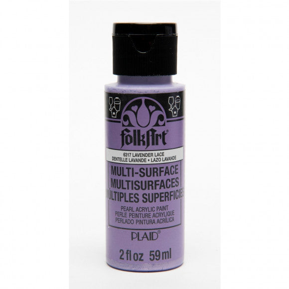 Folkart • dentelle lavande perlée multi-surfaces 59ml