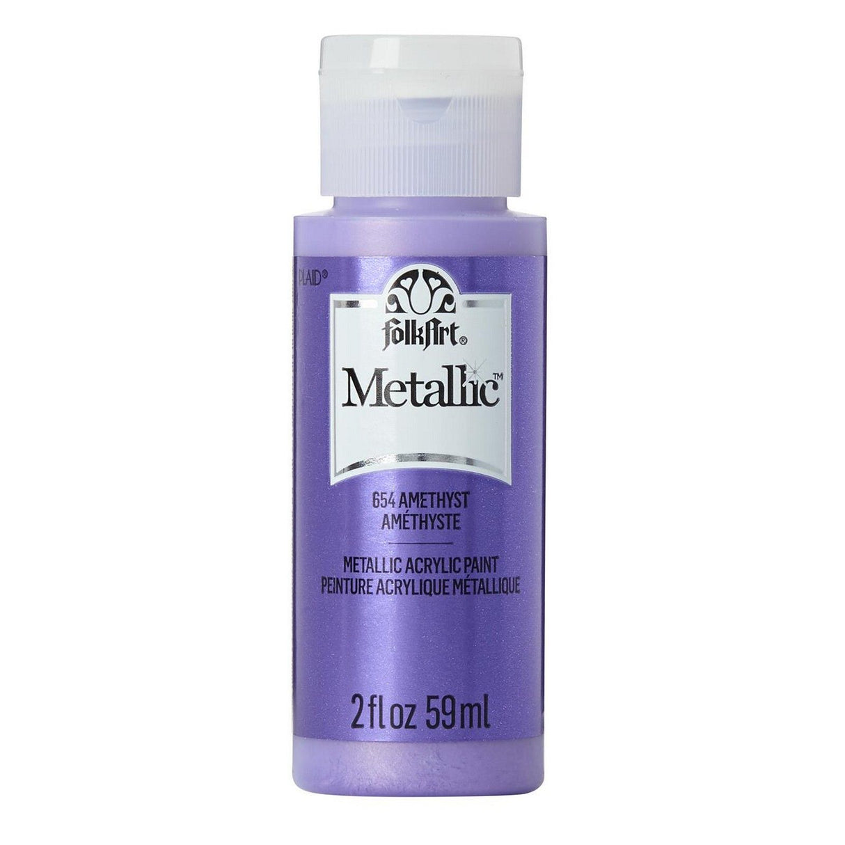 Folkart • peinture acrylique métallisée améthyste 59ml