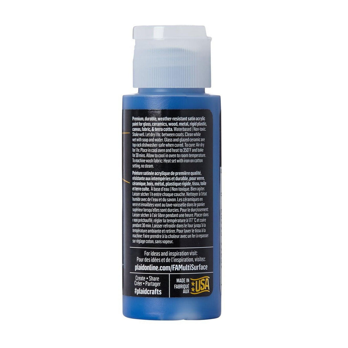 Folkart • nuit indigo satiné multi-surfaces 59ml