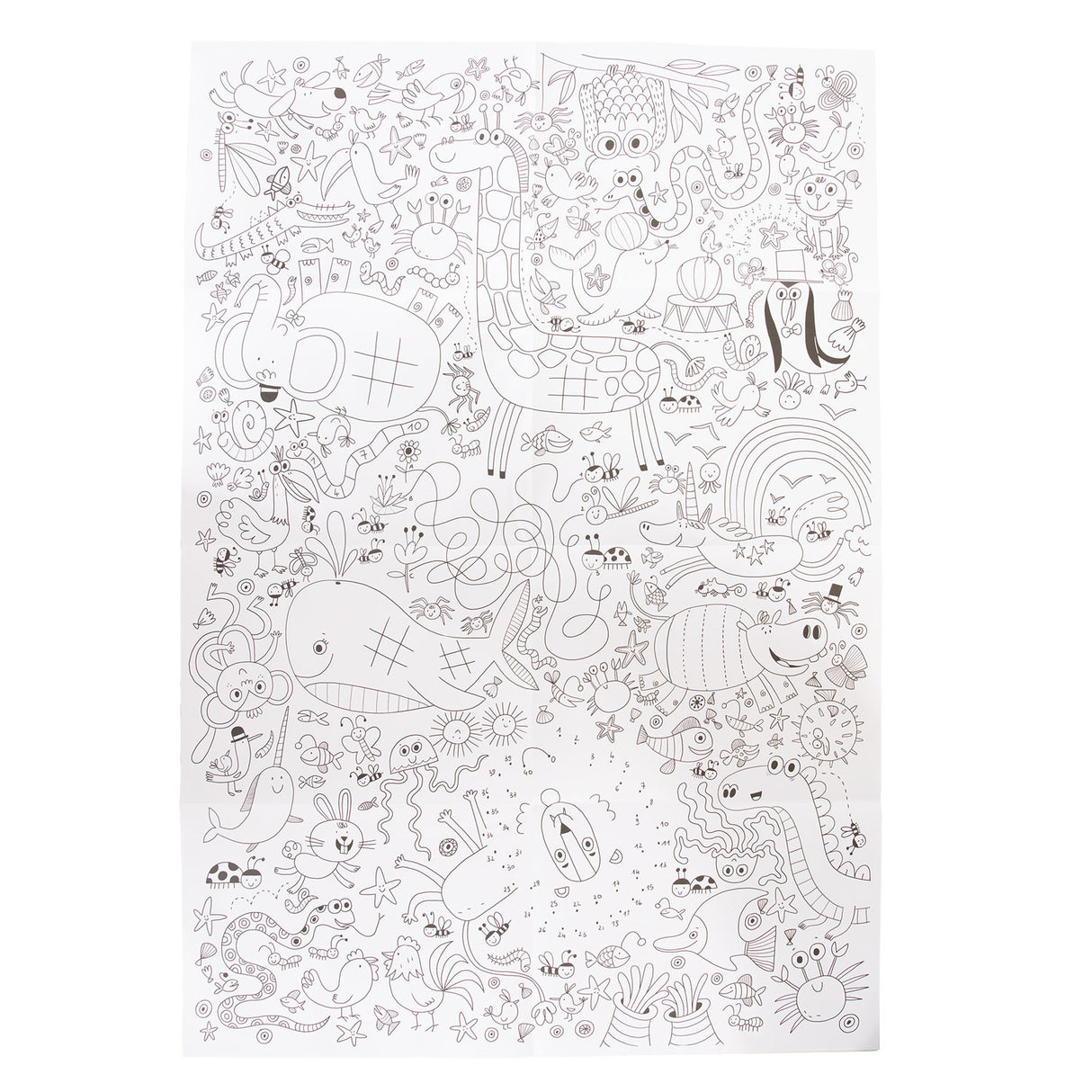 Wins Holland méga-grande nappe à colorier, 98x68cm