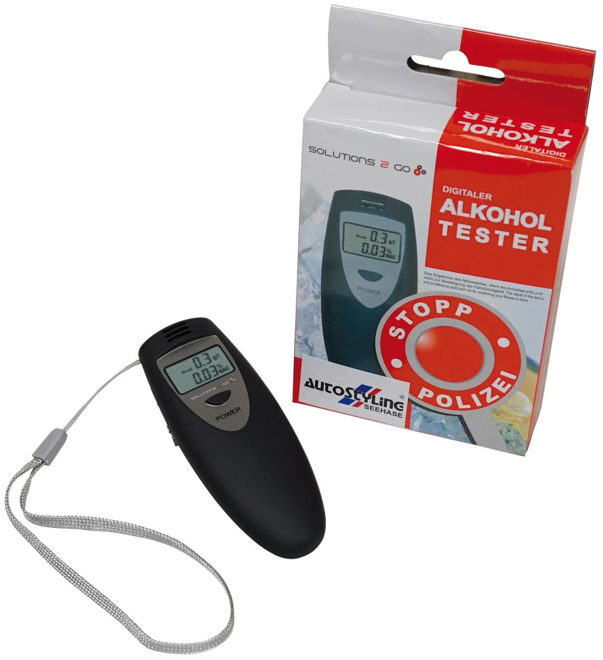 Autostyling seehase solutions 2 go alcootest numérique