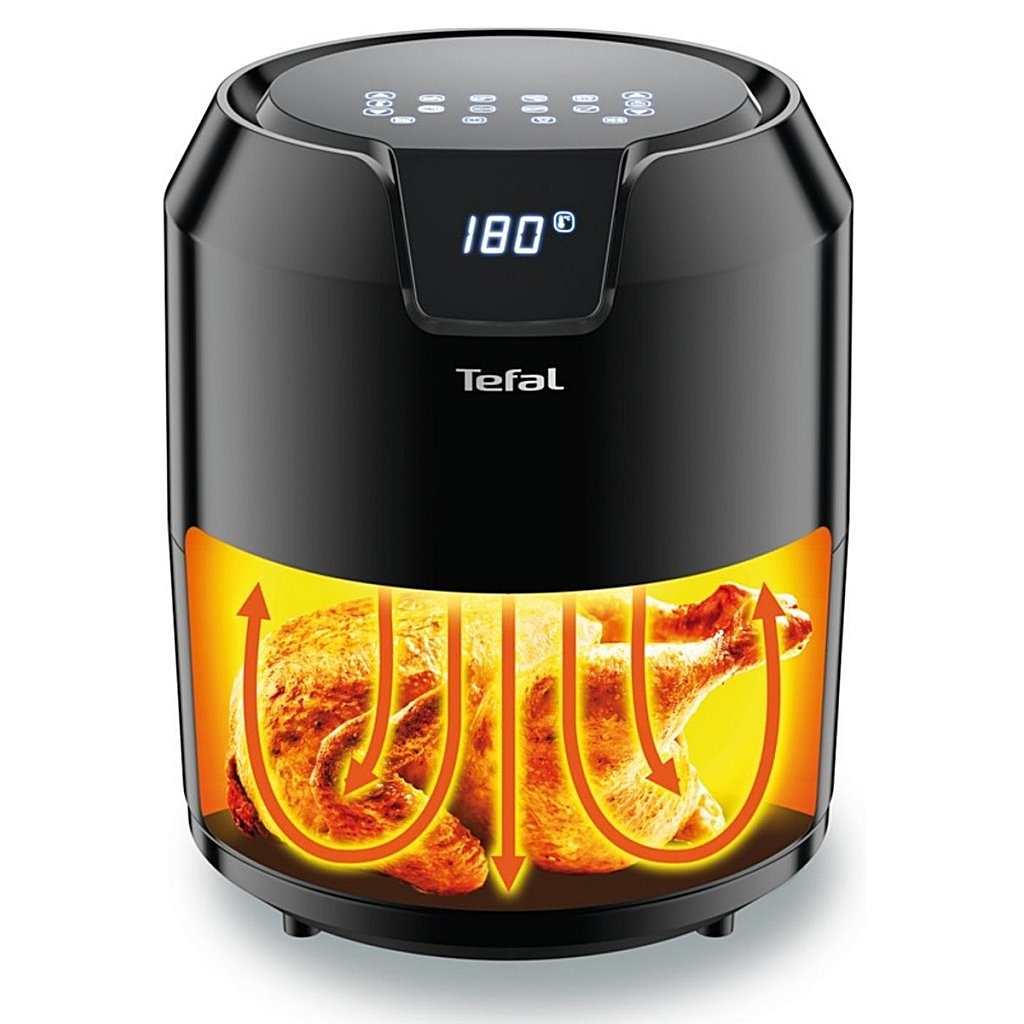 Tefal ey4018 friteuse à air chaud de précision easy frire 4,2l 1500w