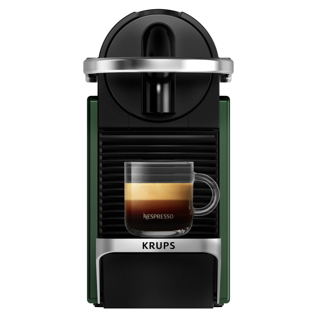 Krups xn3063 machine à capsules de café nespresso pixie vert foncé noir