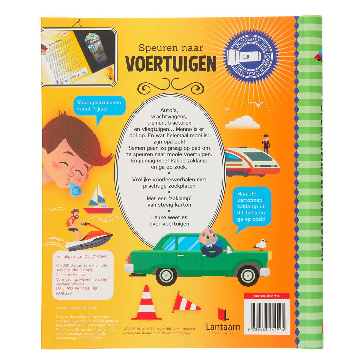 Recherche de véhicules + lampe de poche en carton