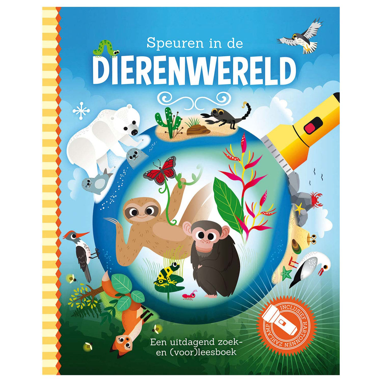 Explorer le monde animal + lampe de poche en carton