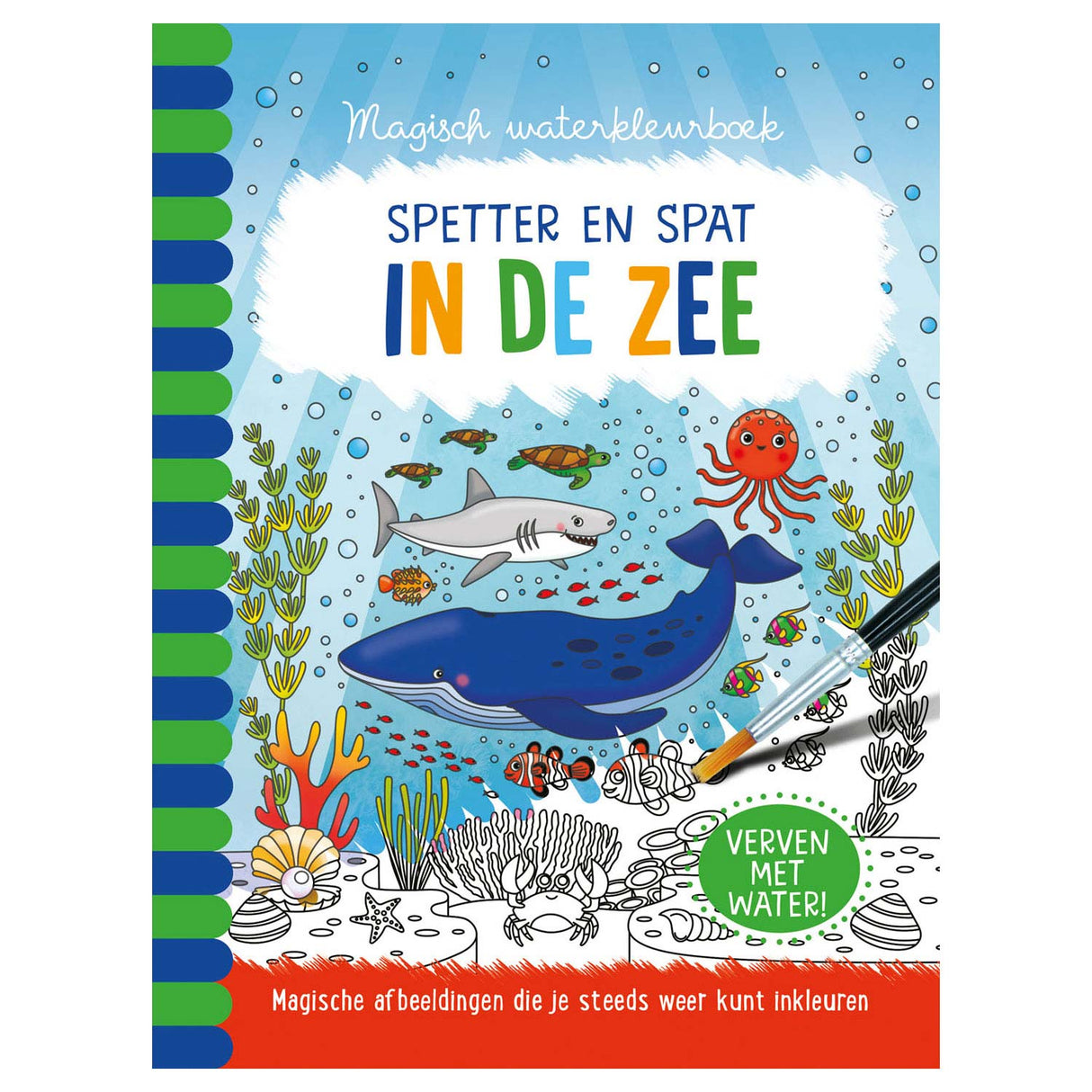 Livre de coloriage magique à l'eau Dans la mer